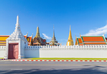 Wat Phra Kaew, Temple of the Emerald Buddha, Thailand.