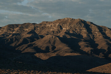 mountain landscape with blue sky