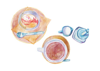 コーヒーとアイス