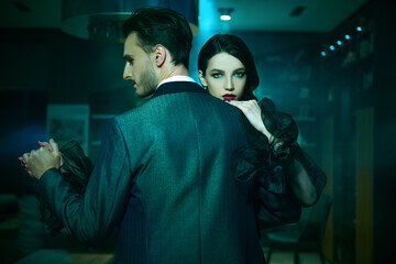 dancing tango couple