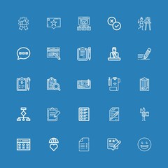 Editable 25 feedback icons for web and mobile