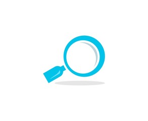 Magnifying glass logo
