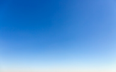 Clear Blue Sky for Background
