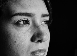 Naklejka premium portrait of a young woman