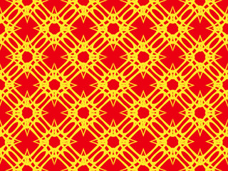 Seamless pattern design with floral background elements, beautiful ornaments, black, white, orange, pink, red, green, yellow, blue, gray, purple