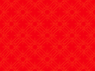 Seamless pattern design with floral background elements, beautiful ornaments, black, white, orange, pink, red, green, yellow, blue, gray, purple