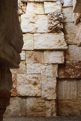 Corner in a rocky maze