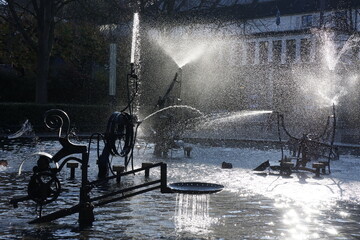 Carnival Fountain in Basel Switzerland.