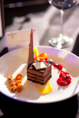 luxury chocolate cake