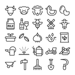 農業 アイコン セット