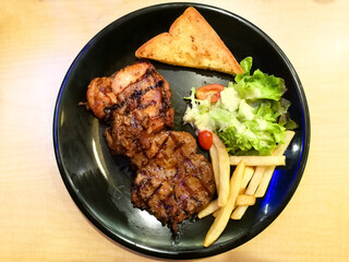 grilled chicken steak