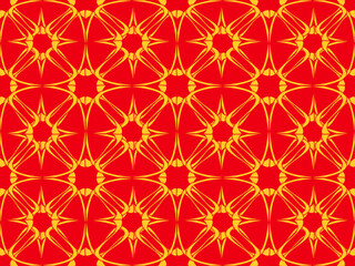 Seamless pattern design with floral background elements, beautiful ornaments, black, white, orange, pink, red, green, yellow, blue, gray, purple