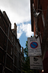 street sign in the city