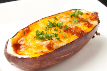 ナスのミートソースチーズ焼き