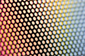 Abstract background of colorful paints and shades.