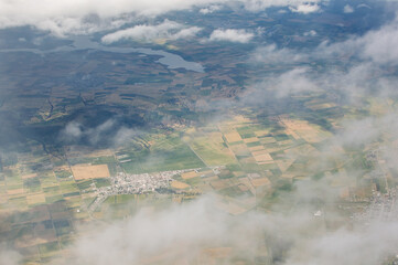 vista a&eacute;rea de un paisaje urbano