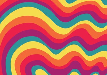 Obraz premium Background in paper style. Abstract colored background. - Illustration 