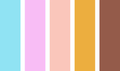 pastel colorful collection set background
