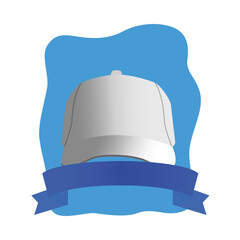 sport cap branding isolated icon
