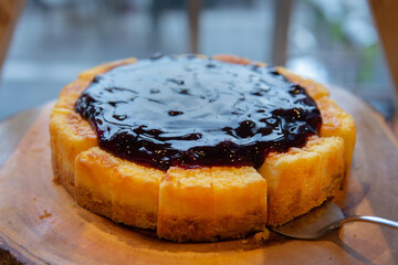 blueberries cheese cake