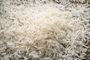 A bunch of scattered Thai rice.