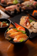 Japanese salmon salad