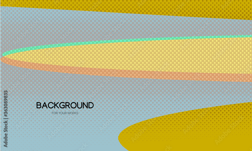 Poster colorful geometric background pattern. fluid shapes composition. vector illustration with dots textu
