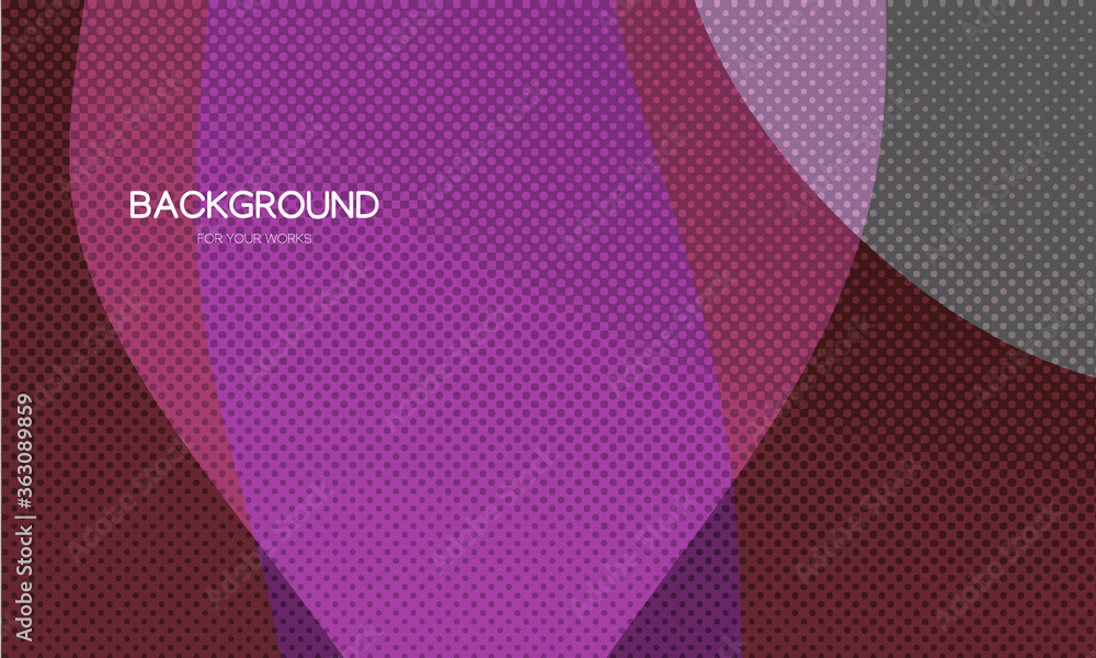 Poster colorful geometric background pattern. fluid shapes composition. vector illustration with dots textu