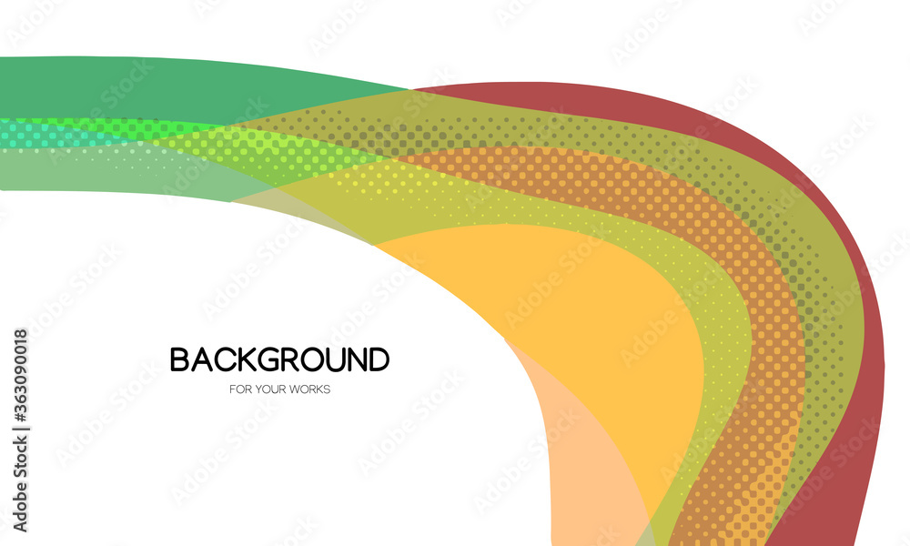 Aufkleber colorful geometric background pattern. fluid shapes composition. vector illustration with dots textu