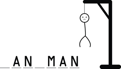 hangman game idea concept