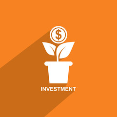 investment icon, Business icon vector