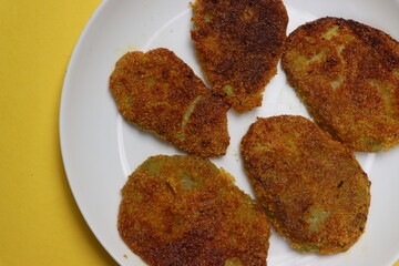 Pan Fried Chayote Squash or Chow chow, Seemebadnekai Phodi, Konkani cuisine, South India 