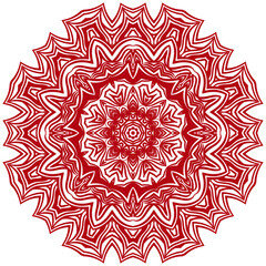 Floral mandala design. Wedding invitation, thank you card, save card, baby shower. Vector illustration