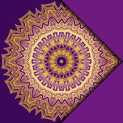 Obraz premium Mandala background for book cover, invitation. Vector illustration