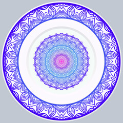 Decorative Floral Ornament. Illustration. For Coloring Book, Greeting Card, Invitation, Tattoo. Anti-Stress Therapy Pattern. Vector