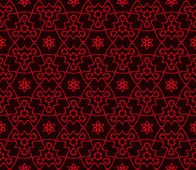 Seamless Lace Geometric Background. Texture For Wallpaper, Invitation. Illustration. Vector