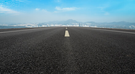 Urban roads and architectural landscape in Shenzhen