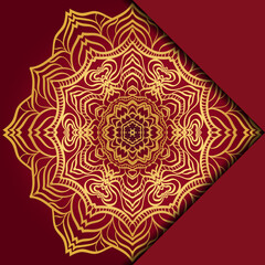 Mandala background. Vector illustration. For book cover