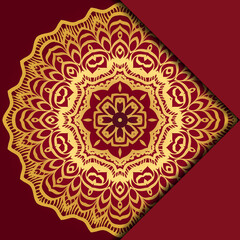 Mandala background. Vector illustration. For book cover