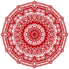 Floral mandala design. Wedding invitation, thank you card, save card, baby shower. Vector illustration