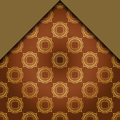 Abstract Vector Pattern With Abstract Geometric retro Style. Repeating Sample Figure And Line. For Modern Interiors Design, Wallpaper, Textile Industry.