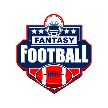 American Football Badge Logo Design Template