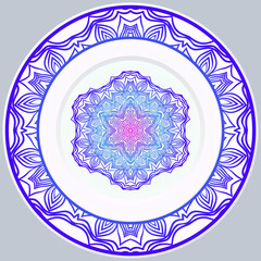 Decorative Floral Ornament. Illustration. For Coloring Book, Greeting Card, Invitation, Tattoo. Anti-Stress Therapy Pattern. Vector