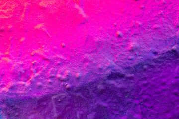 Art under ground. Beautiful street art graffiti background. The wall is decorated with abstract drawings house paint. Modern style urban culture of street youth. Abstract picture on wall