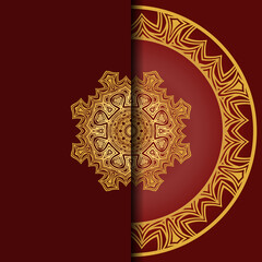 Design Vintage Cards With Floral Mandala Pattern And Ornaments. Template. Islam, Arabic, Indian, Mexican Ottoman Motifs.