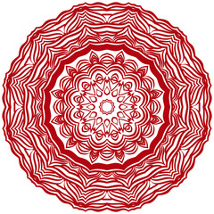Floral mandala design. Wedding invitation, thank you card, save card, baby shower. Vector illustration