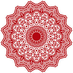 Floral mandala design. Wedding invitation, thank you card, save card, baby shower. Vector illustration