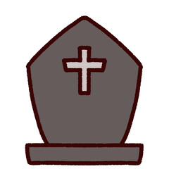 Obraz premium 洋風な墓石、お墓