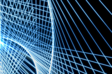 Fototapeta premium network digital hologram and internet background