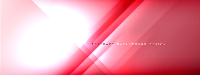 Motion concept neon shiny lines on liquid color gradients abstract backgrounds. Dynamic shadows and lights templates for text